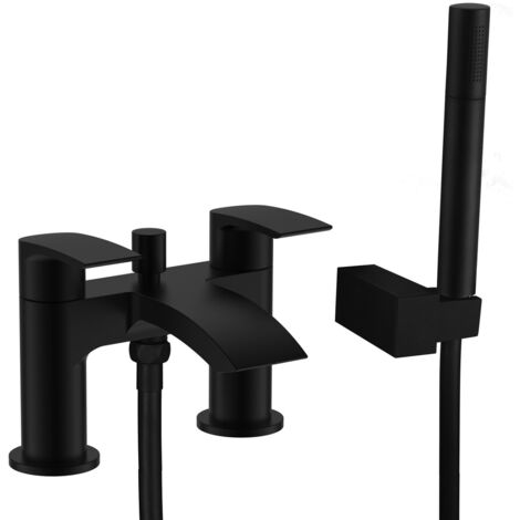 RAK Curve Bath Shower Mixer Tap - Black
