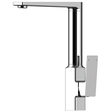 RAK Square Kitchen Sink Mixer Tap - Side Lever