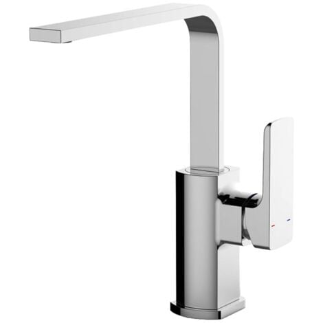 RAK Lisbon Kitchen Sink Mixer Tap Side Lever Handle - Chrome