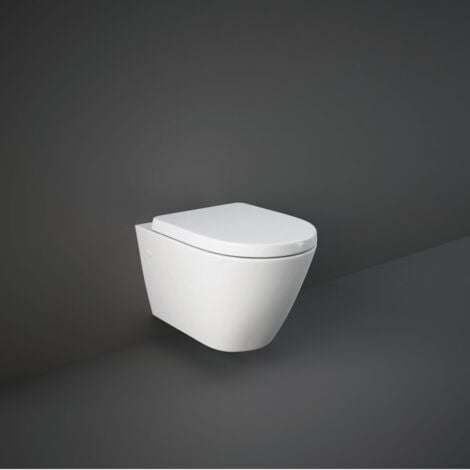 RAK Resort Rimless Wall Hung Toilet - Soft Close Seat
