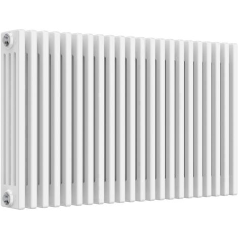 Reina Colona 4 Column Horizontal Radiator 600mm H x 1010mm W - White (1/5)