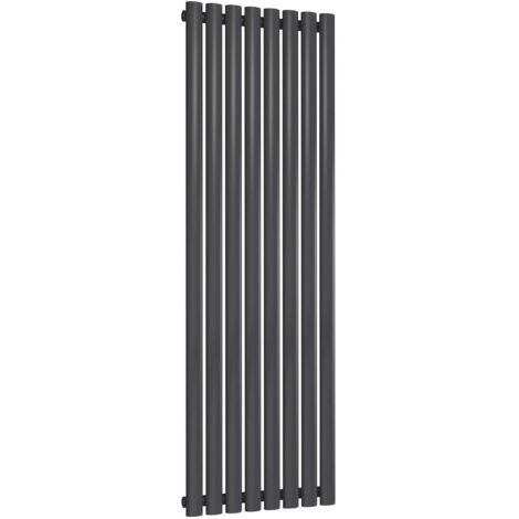 Reina Neva Designer Radiator 1500mm H x 472mm W Single Anthracite (1/4)