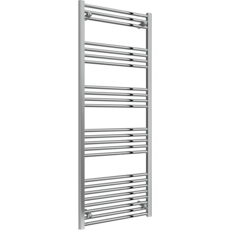 Reina Capo Straight Heated Towel Rail 1600mm H x 600mm W Chrome