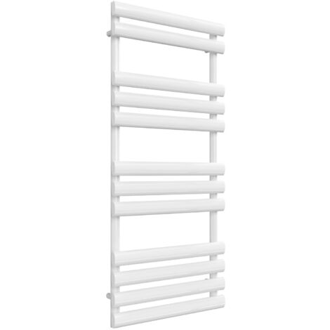 Reina Arbori Designer Heated Towel Rail 1130mm H x 500mm W White (1/3)