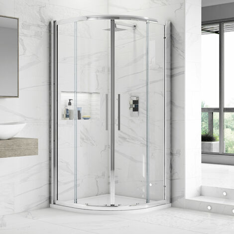Hudson Reed Apex Quadrant Shower Enclosure 800mm x 800mm with Tray - 8mm Glass