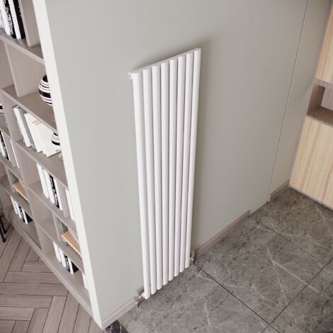 Reina Neva Designer Radiator 1500mm H x 236mm W Single White