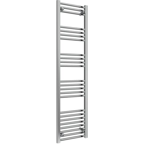 Reina Capo Straight Heated Towel Rail 1600mm H x 400mm W Chrome