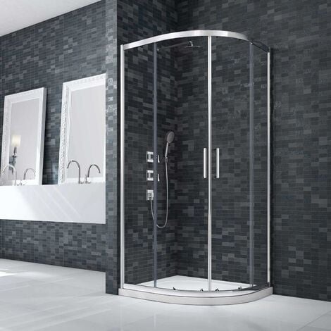 Merlyn Ionic Essence Framed Double Quadrant Shower Enclosure 800mm x 800mm - 8mm Glass
