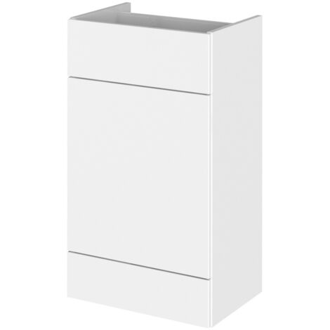 Hudson Reed Fusion Gloss White 500mm Toilet Unit - OFF146 (1/4)