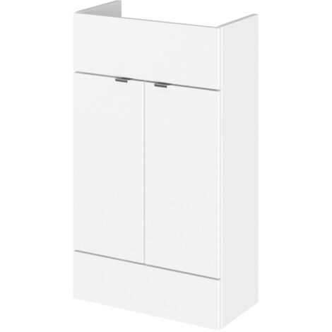 Hudson Reed Fusion Compact Vanity Unit 500mm Wide - Gloss White (1/4)