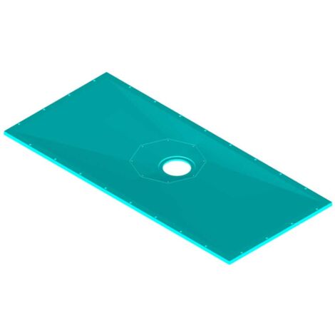 AKW Tuff Form8 Rectangular Wet Room Floor Former with Rotatable Drain Outlet 1800mm x 820mm (1/5)