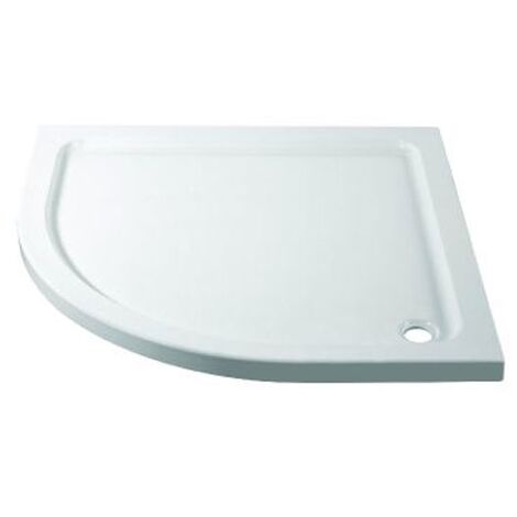 April Quadrant Shower Tray 900mm x 900mm - Stone Resin