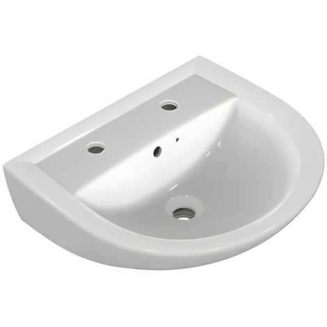 Armitage Shanks Sandringham 21 Washbasin 550mm Wide - 2 Tap Hole