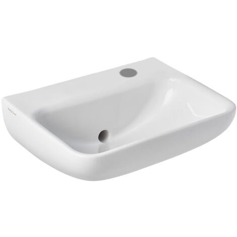 Armitage Shanks Contour 21 Plus Basin with Back Outlet 500mm Wide - 1 RH Tap Hole (1/2)