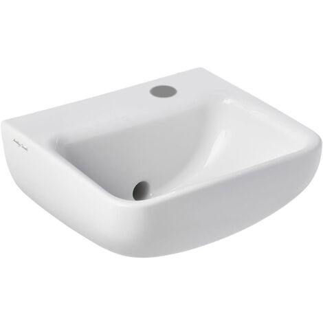 Armitage Shanks Contour 21 Plus Basin with Back Outlet 400mm Wide - 1 RH Tap Hole (1/3)