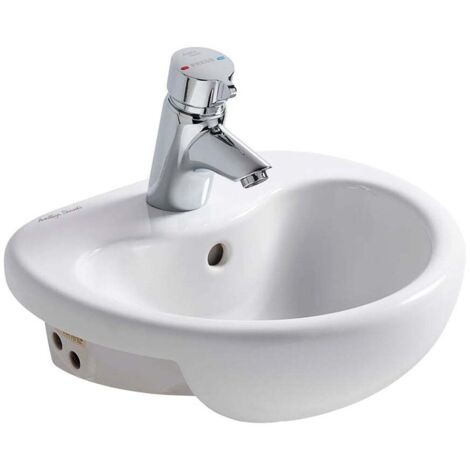 Armitage Shanks Contour 21 Semi-Countertop Basin 400mm Wide - 1 Tap Hole (1/2)