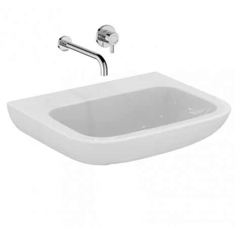 Armitage Shanks Portman 21 Wall Hung Basin No Overflow 600mm Wide - 0 Tap Hole (1/2)