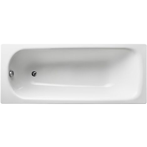 Armitage Shanks Sandringham 21 Rectangular Steel Bath 1700mm x 700mm - 0 Tap Hole (inc Leg Set)