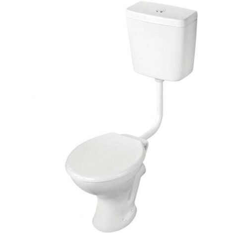 Armitage Shanks Sandringham 21 Low Level Toilet Push Button Cistern - Gemini Standard Seat (1/2)