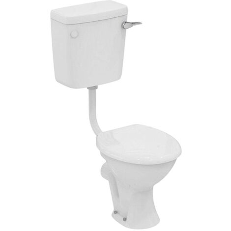 Armitage Shanks Sandringham 21 Low Level Toilet Side Inlet Cistern - Bakasan Hard Wearing Seat (1/2)