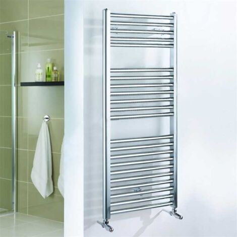 Duchy Empire Straight Heated Towel Rail 1100mm H x 600mm W - Chrome