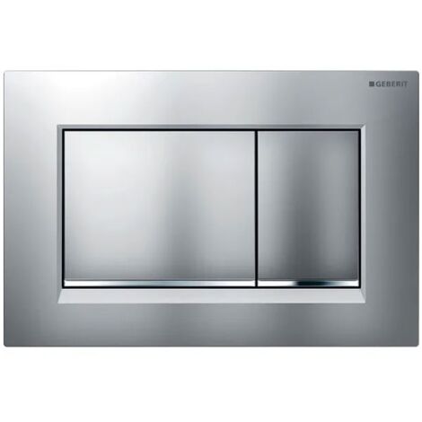 Geberit Sigma30 Dual Flush Plate - Matt Chrome