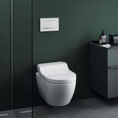 Geberit Sigma30 Dual Flush Plate - White/Gloss Chrome