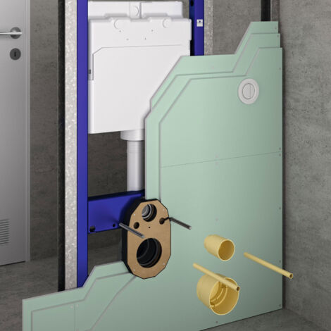 Geberit Type 01 Dual Flush Plate Button for 120mm and 150mm Concealed Cistern - Alpine White