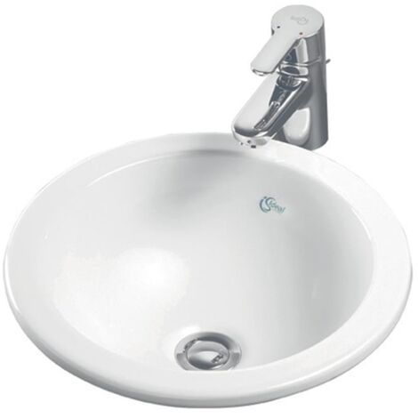 Ideal Standard Concept Sphere Countertop Basin 380mm Wide 0 Tap Hole (1/2)