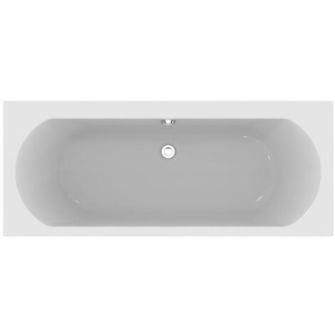 Ideal Standard Tesi Idealform Double Ended Bath 1700mm x 700mm - 0 Tap Hole (inc Leg Set) (1/4)