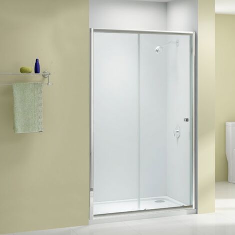 Merlyn Ionic Source Sliding Shower Door 1200mm Wide - 6mm Glass