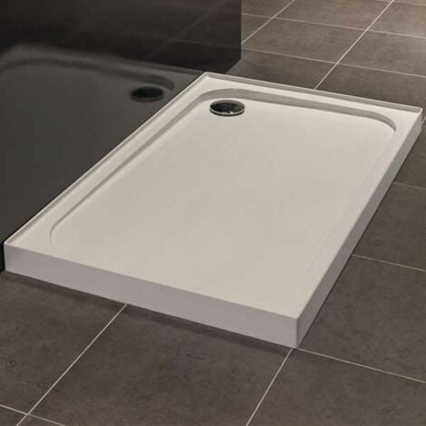 Milano Lithic - Low Profile Rectangular Walk-In Shower Tray - Choice of  Sizes