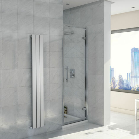 Orbit A8 Hinged Shower Door 700mm Wide - 8mm Glass