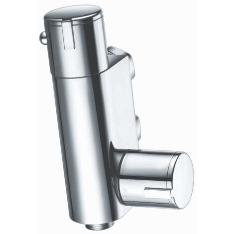Orbit Entry Thermostatic Vertical Bar Shower Valve for Douche - Chrome