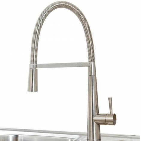 Orbit Flusso Kitchen Sink Mixer Tap - Brushed Nickel