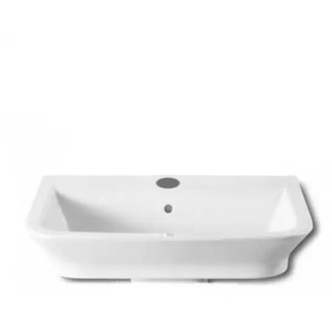 Roca The Gap Wall Hung Basin, 600mm Wide, 1 Tap Hole