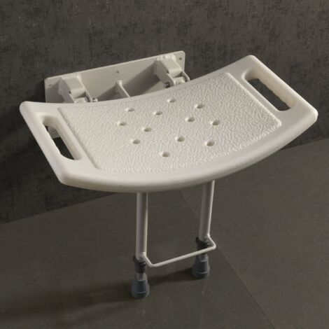 Sagittarius Wall Mounted Shower Seat with Legs