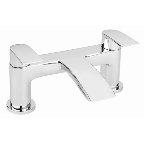 Sagittarius Naples Bath Filler Tap Pillar Mounted - Chrome