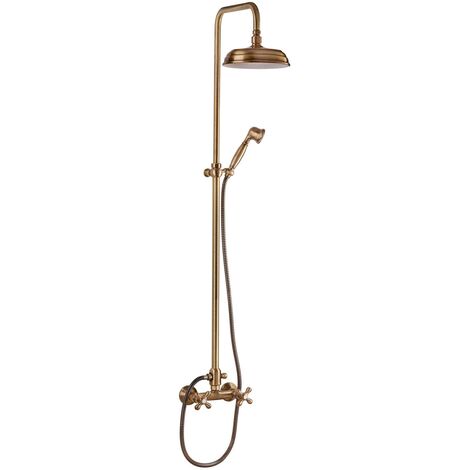 Verona Etros Thermostatic Bar Mixer Shower with Shower Kit and Fixed Head