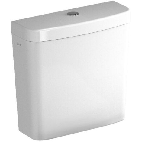 Vitra S20 Close Coupled Toilet Closed Back Push Button Cistern - Soft Close Seat