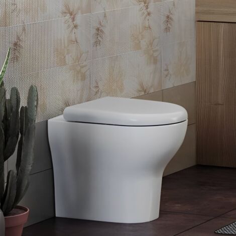 Vitra Zentrum Back to Wall Toilet - Standard Seat (1/5)