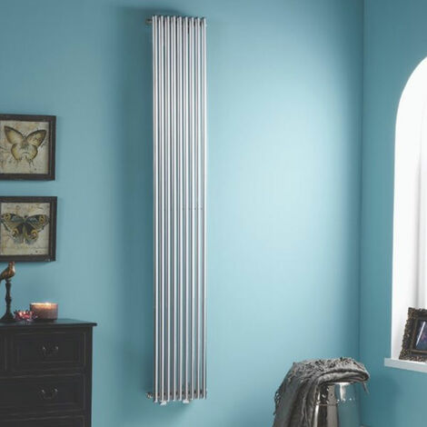 Heatwave Iridio Vertical Designer Radiator 1800mm H x 300mm W - White