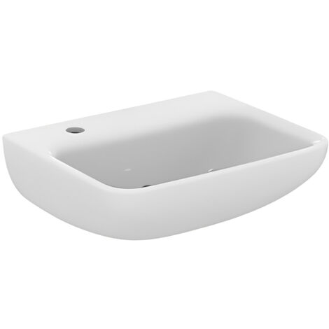 Armitage Shanks Contour 21 Plus Basin with Back Outlet 500mm Wide - 1 LH Tap Hole (1/4)