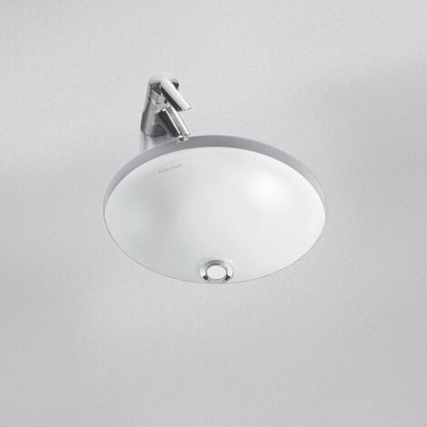 Armitage Shanks Contour 21 Round Under Countertop Basin with Overflow 480mm Wide - 0 Tap Hole (1/2)