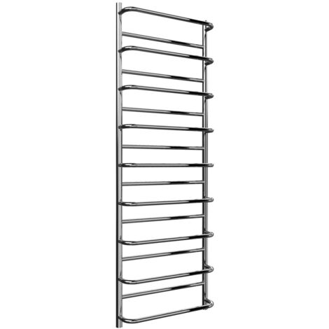 Reina Belbo Designer Heated Towel Rail 1540mm H x 530mm W Polished Stainless Steel