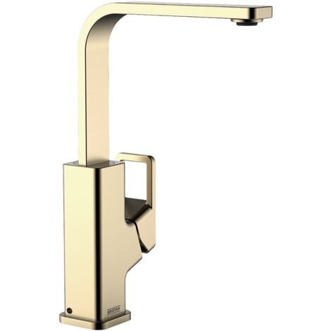 Bristan Spruce Brushed Brass EasyFit Kitchen Sink Mixer Tap + Easy Fit Base (1/4)