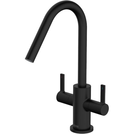 Bristan Cashew EasyFit Monobloc Kitchen Sink Mixer Tap - Black (1/5)