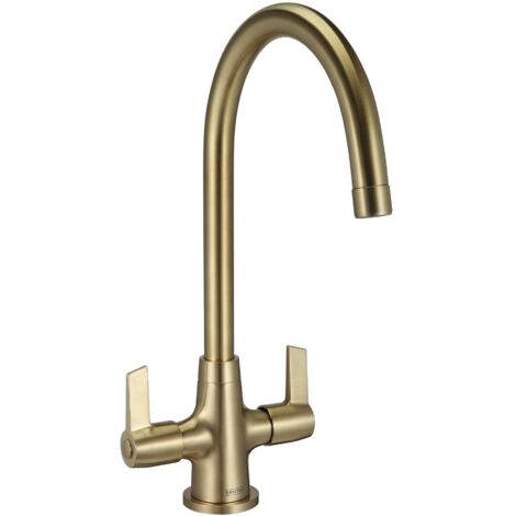 Bristan Echo EasyFit Mono Kitchen Sink Mixer Tap - Brushed Brass (1/5)
