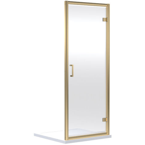 1900 x 900mm Hinged Shower Door - V-HNGE90BB-6 (1/2)