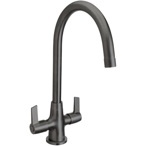Bristan Echo EasyFit Mono Kitchen Sink Mixer Tap - Gun Metal (1/4)